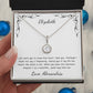 Personalized Card - Eternal Hope Necklace for the Special Woman in Your Life.