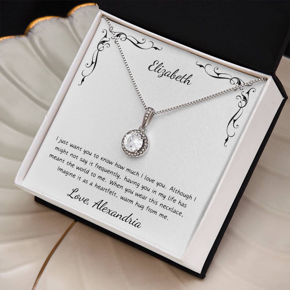 Personalized Card - Eternal Hope Necklace for the Special Woman in Your Life.