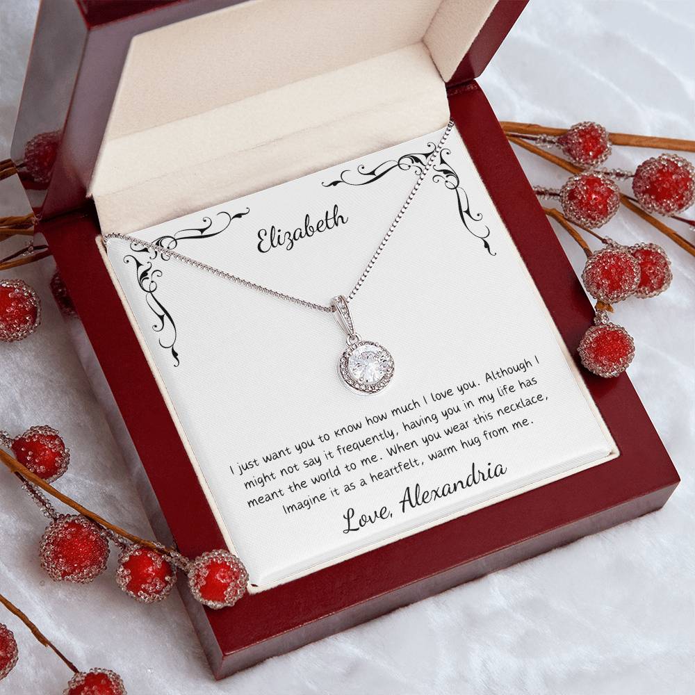 Personalized Card - Eternal Hope Necklace for the Special Woman in Your Life.