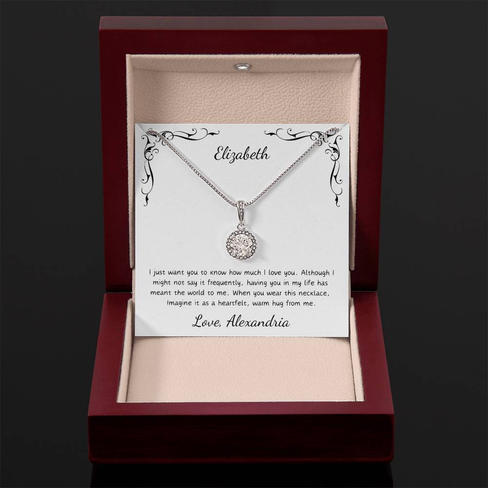 Personalized Card - Eternal Hope Necklace for the Special Woman in Your Life.