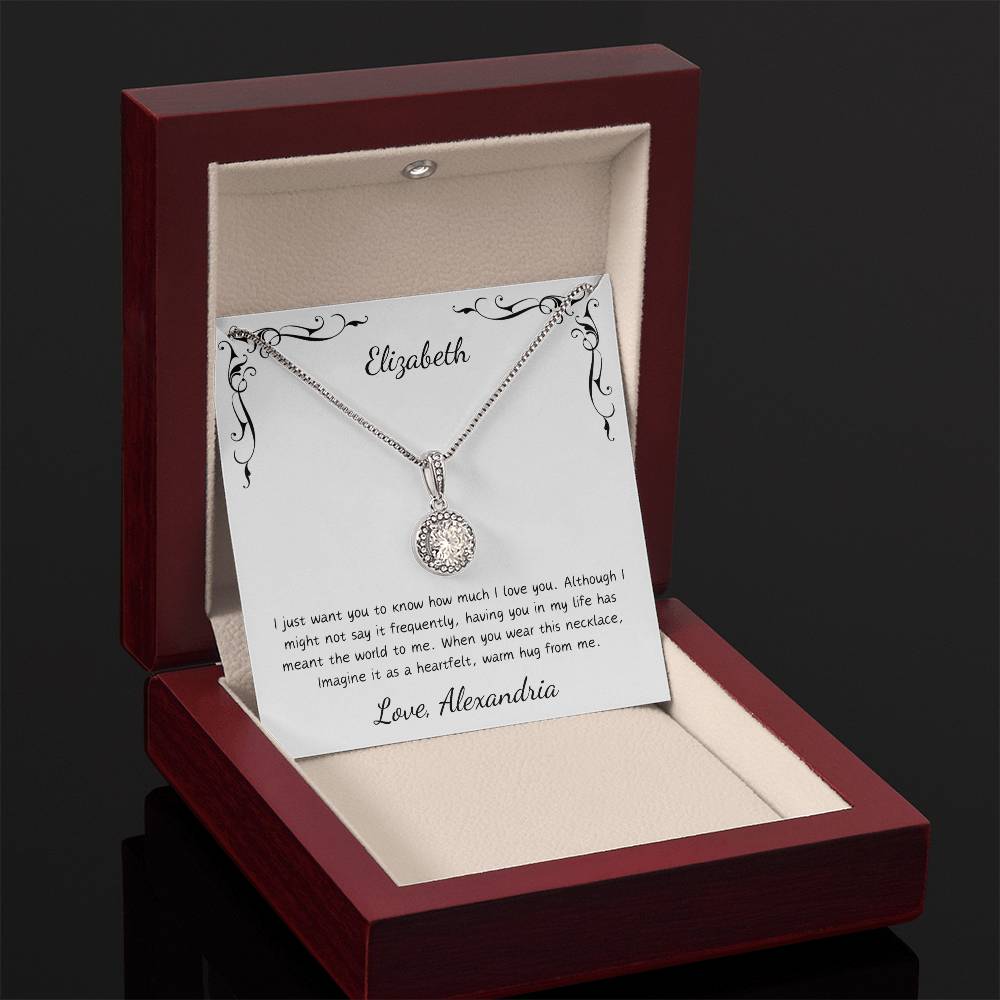 Personalized Card - Eternal Hope Necklace for the Special Woman in Your Life.