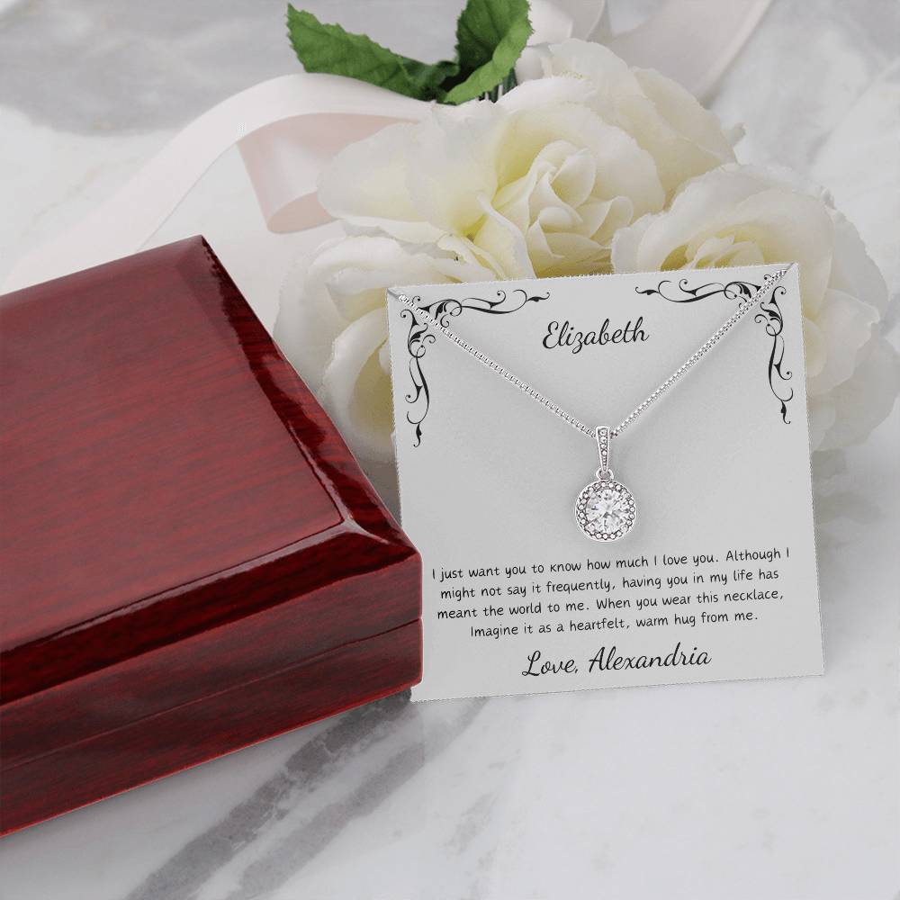 Personalized Card - Eternal Hope Necklace for the Special Woman in Your Life.