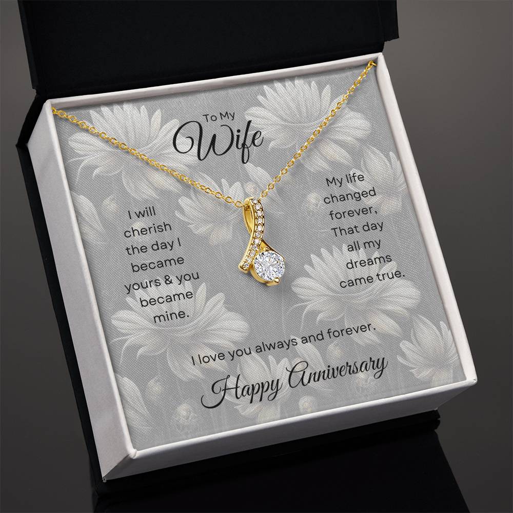 Alluring Beauty Necklace, To My Wife, Happy Anniversary