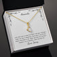 Personalized Card - Alluring Beauty Necklace for the Special Woman in Your Life