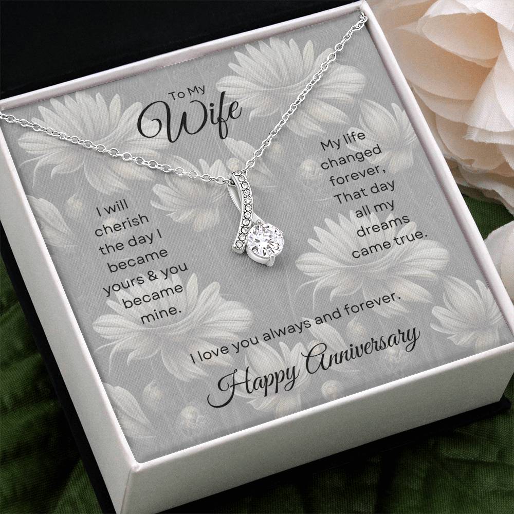 Alluring Beauty Necklace, To My Wife, Happy Anniversary