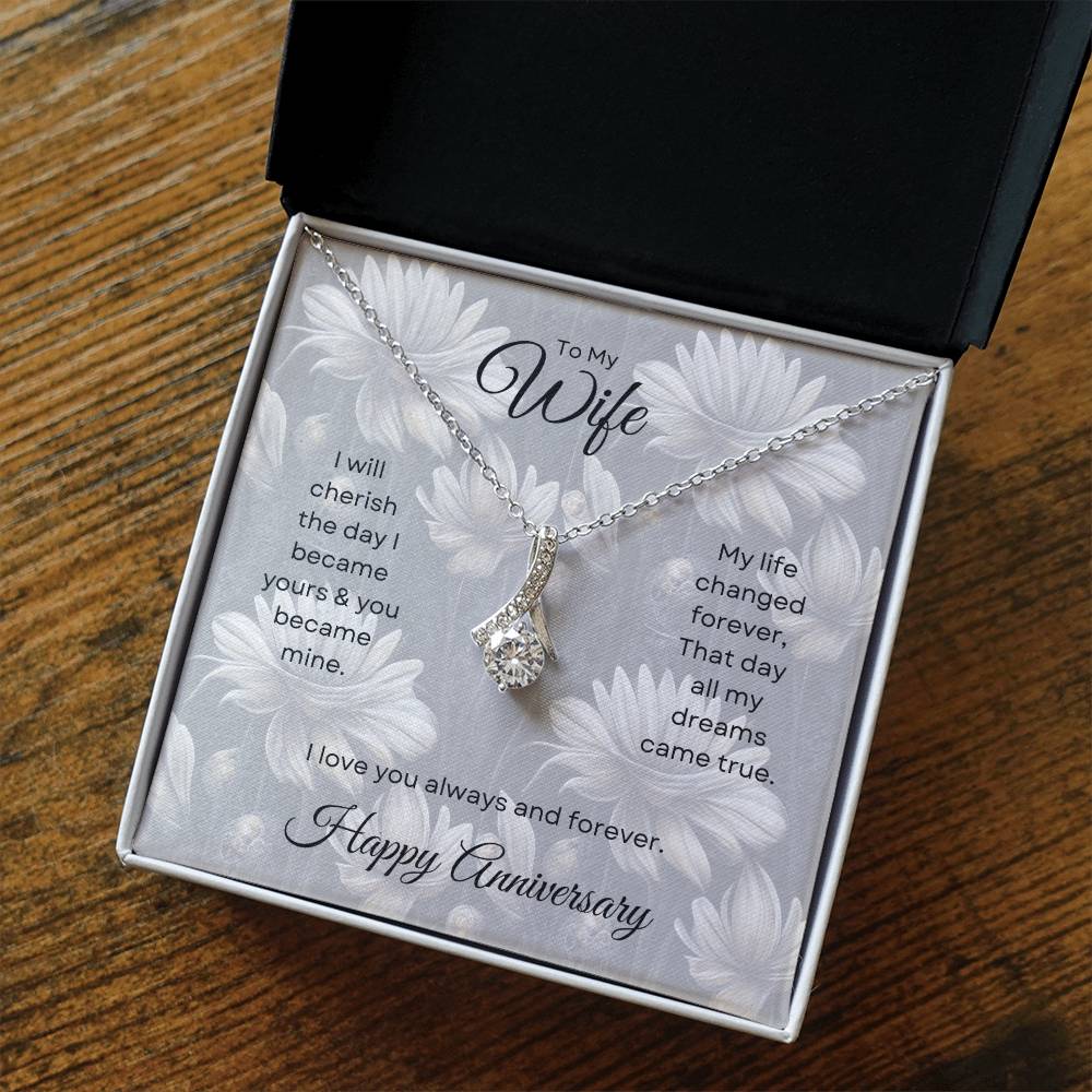 Alluring Beauty Necklace, To My Wife, Happy Anniversary