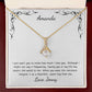 Personalized Card - Alluring Beauty Necklace for the Special Woman in Your Life