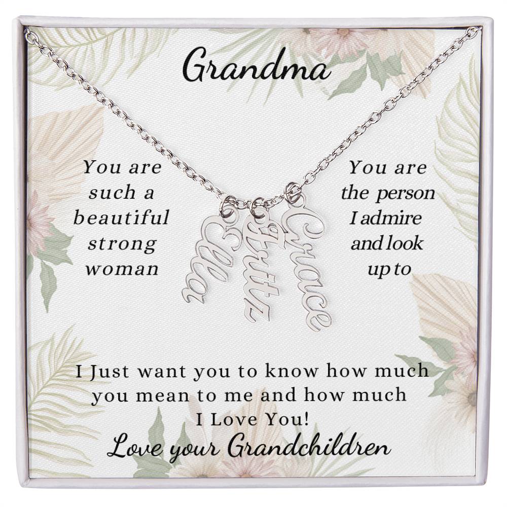 Single or Multiple Name Necklace for Mom, Grandma, Sister, with the children's names (Can be a great Sisters or BFF necklace)