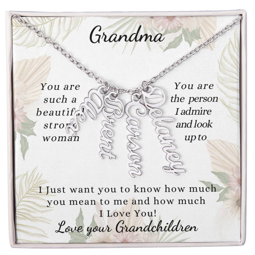 Single or Multiple Name Necklace for Mom, Grandma, Sister, with the children's names (Can be a great Sisters or BFF necklace)