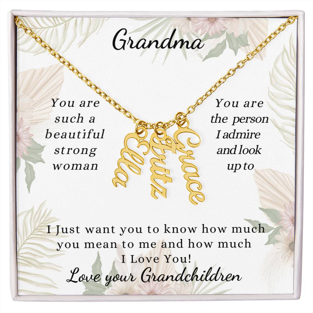 Single or Multiple Name Necklace for Mom, Grandma, Sister, with the children's names (Can be a great Sisters or BFF necklace)