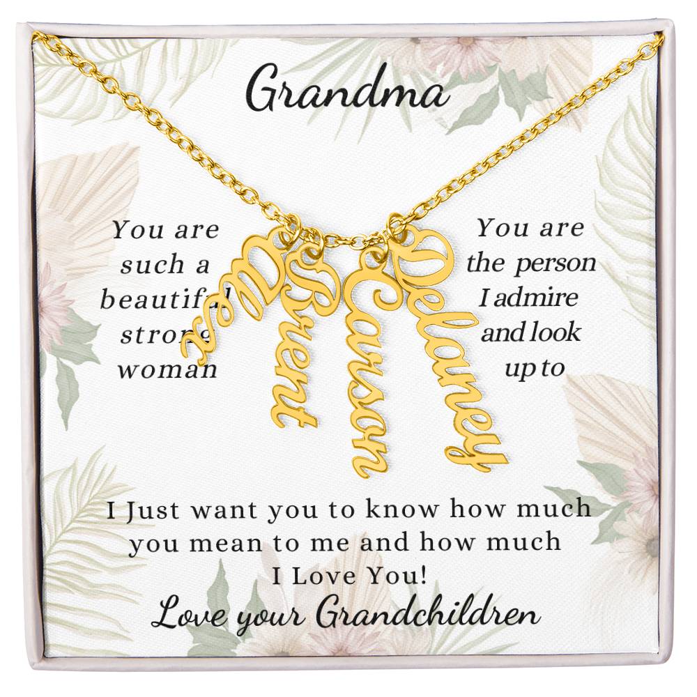 Single or Multiple Name Necklace for Mom, Grandma, Sister, with the children's names (Can be a great Sisters or BFF necklace)