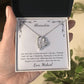 Personalized Card - Forever Love Necklace for the Special Woman in Your Life