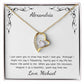 Personalized Card - Forever Love Necklace for the Special Woman in Your Life